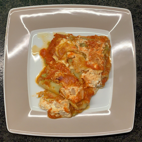 Cannelloni mit Blumenkohl-Brokkoli-Füllung